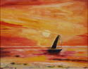 Sailboat  in Sunset