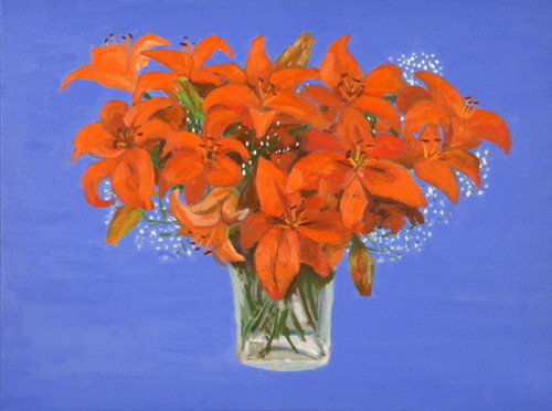 Painting-Oil-Orange Lilies