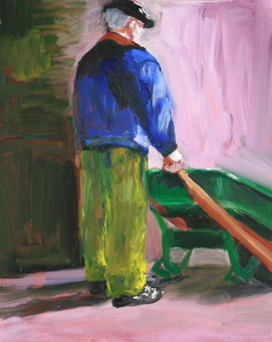 Painting-Oil-The Gardener
