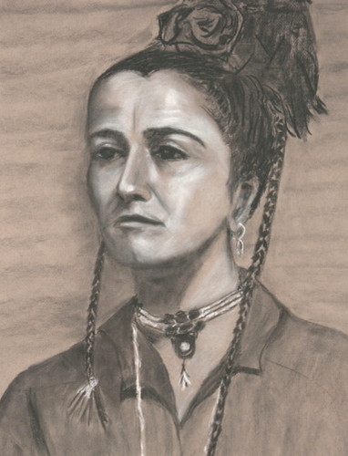 Drawing-Paper-A Native Woman