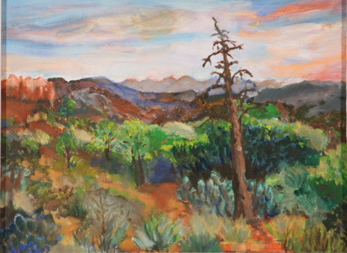 Painting-Oil-Sedona Sunset