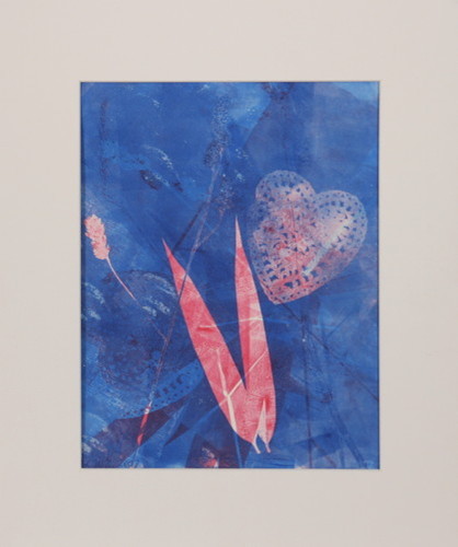 Print Making-Pink and Blue
