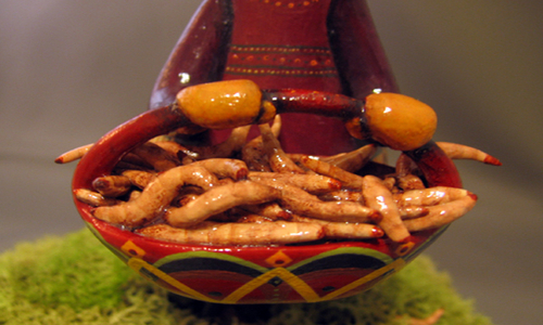 Sculpture-The Maggot Collector (detail)