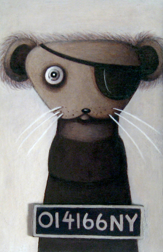 Painting-Acrylic-Mickey the Weasel