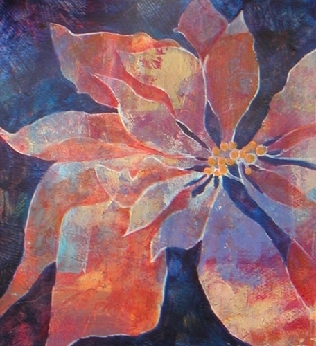 Painting-Botanical-Holiday Poinsetta