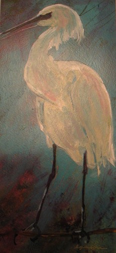 Painting-Heron