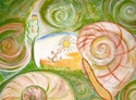 Illustration von Lucienne Guertner und Elisabeth Koch (6 Jahre) für das Buch 