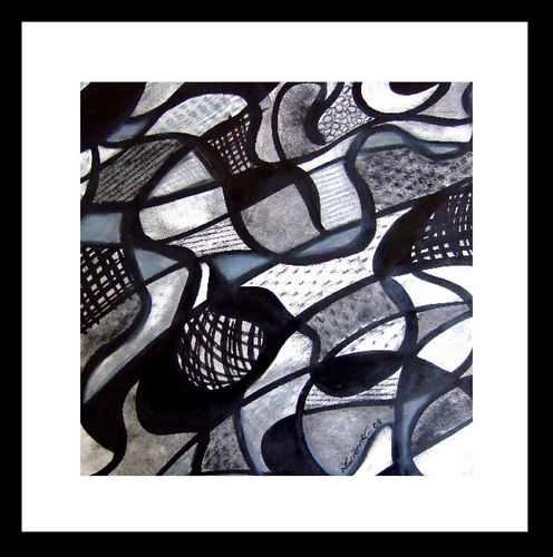 Painting-Schwarz-Weiss 3