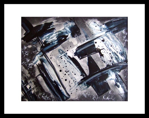 Painting-Acrylic-Schwarz-Weiss 1
