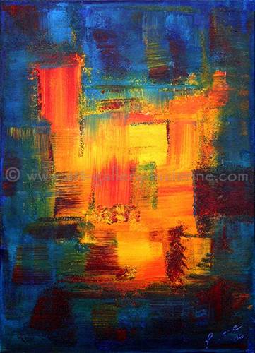 Painting-Acrylic-Farbraum 1