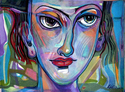 Painting--Watercolor-PortraitStrange mood