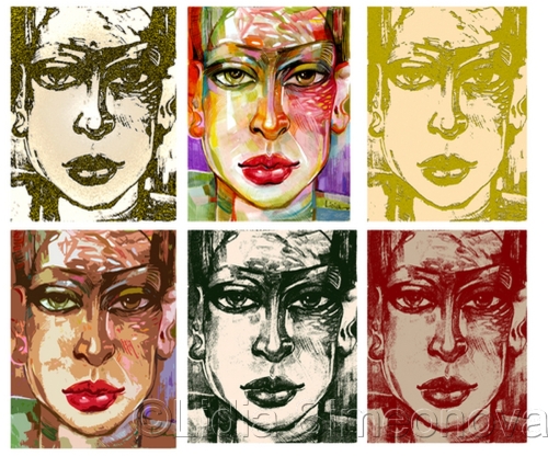 Digital Art-Portrait-Multiplicity