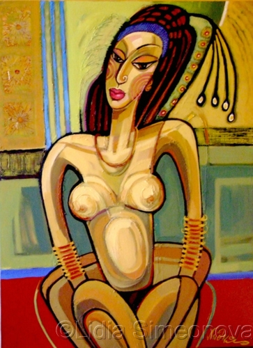 Painting-Such is the woman - Afternoon