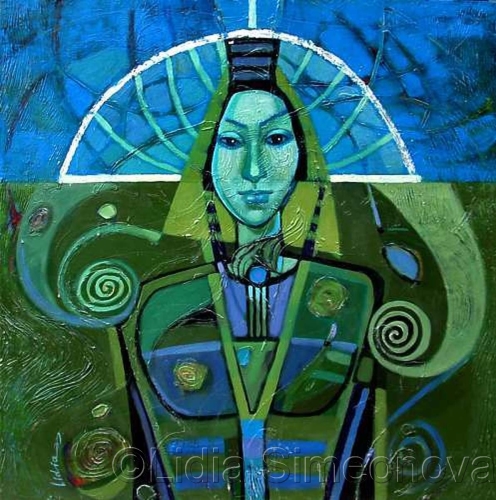 Painting-Figurative-Midnight Blue