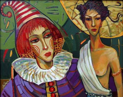 Painting-Symbolism-Ancient and reality