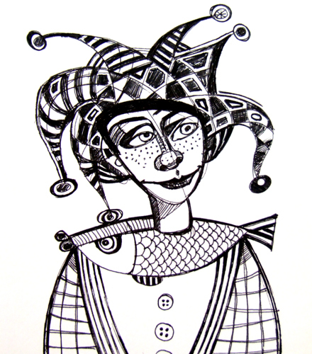Drawing-Portrait-Clown