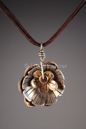 %22Stacked%20Flower%20Necklace%22 (large view)