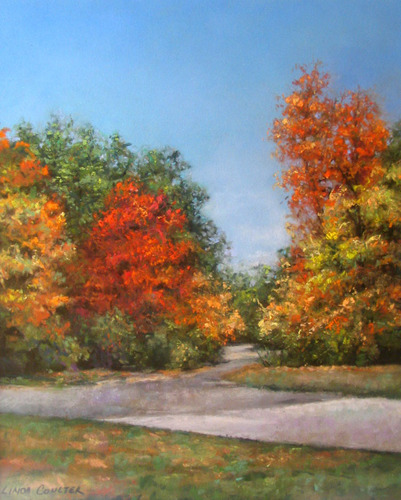 Painting-Landscape-Road Home