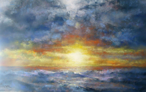 Painting-Seascape-Turbulent Dawn