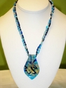 MCMC - Blue Venetian Glass Necklace