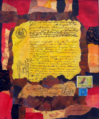 Mixed Media-On Paper-French Influence I