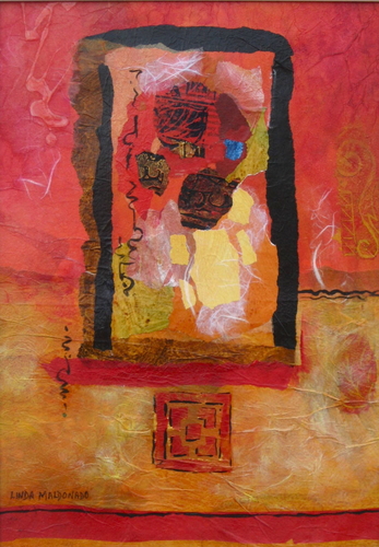 Mixed Media-On Paper-Message on the Wall