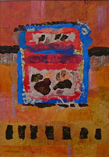 Mixed Media-On Paper-Samarkand Signpost