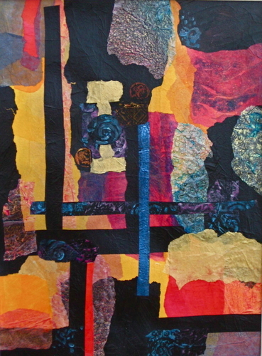 Mixed Media-On Paper-What the Rugmaker Dreamed