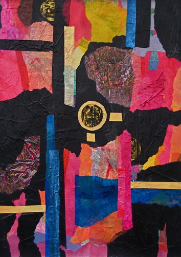 Mixed Media-On Paper-Jewels of Isfahan