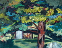 Painting-Gated Garden