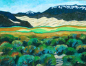 Painting-Sand Dunes View Spring