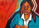 Painting--Oil-PortraitWhitewater Woman