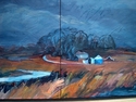 Painting--Oil-AbstractFarmstead