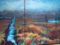 Painting--Oil-AbstractIrrigation Ditch