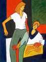Painting--Oil-PortraitTwo Women