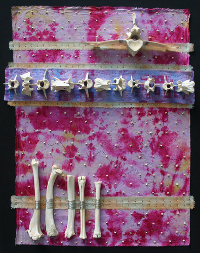 Fiber Art-Dacia's Bones