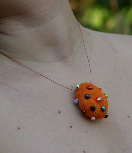 Fiber Art-Jelly Bean