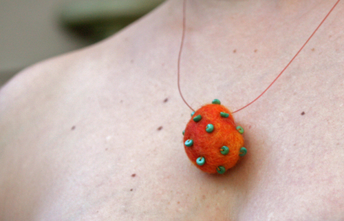 Fiber Art-Orange Juice