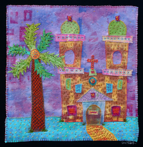 Fiber Art-Mission Concepcion, San Antonio