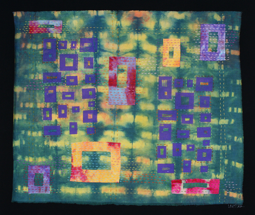 Fiber Art-Boxed In