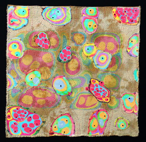 Fiber Art-Macrophage Mayhem
