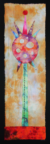 Fiber Art-Queen Protea