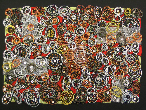 Mixed Media-Non-representational-Chaos