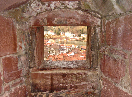 Photography-View Through A Castle Wall