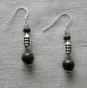 Dragon's blood stone earrings
