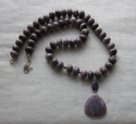 Lepidolite necklace