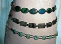 Chrysocolla belt (top belt)
