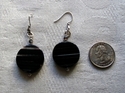 Black sardonyx earrings