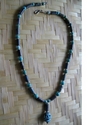 Turquoise skull necklace