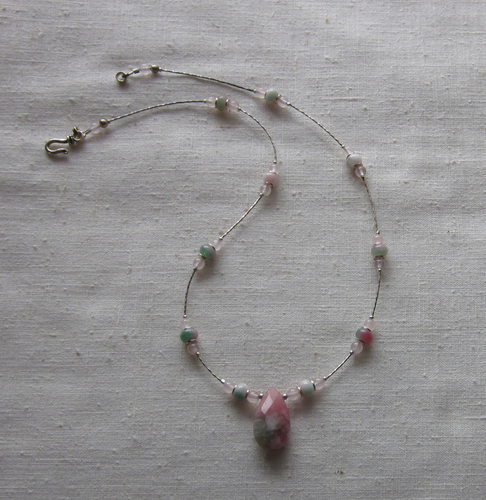 watermelon jade necklace